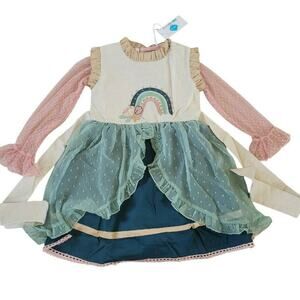 Evie's Closet Rainbow Autumn Dress